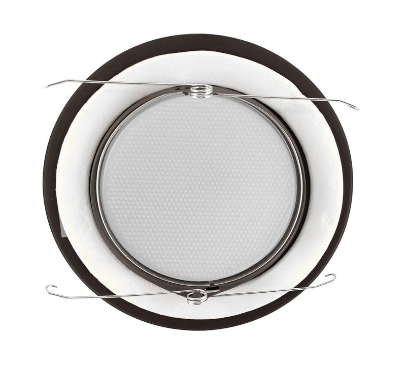 NICOR Lighting 6 inch Oil-Rubbed Bronze Recessed Shower Trim with Albalite Lens (17505OB) - Image 2